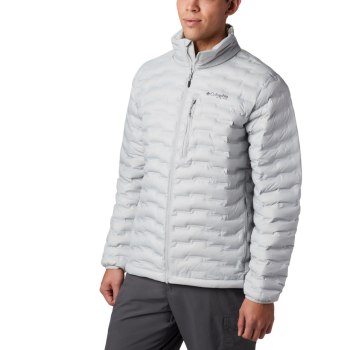 Columbia PFG Force XII Heat Seal Puffy, Chamarras Grises Para Hombre | 718394-HUT